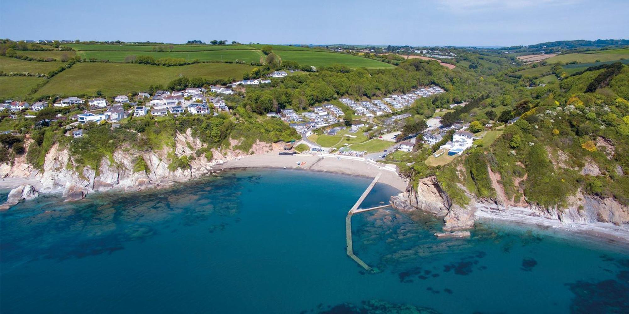Pet Friendly Sea View Villa Millendreath Looe Exterior photo